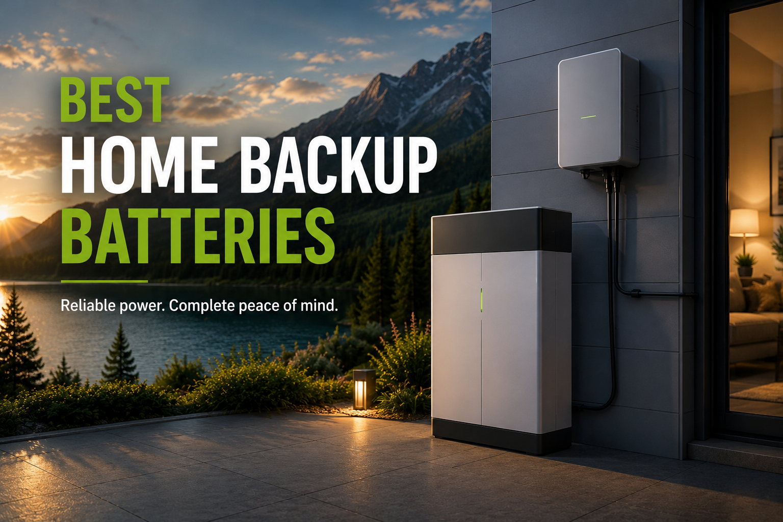 Modern home backup battery systems for reliable emergency energy storage