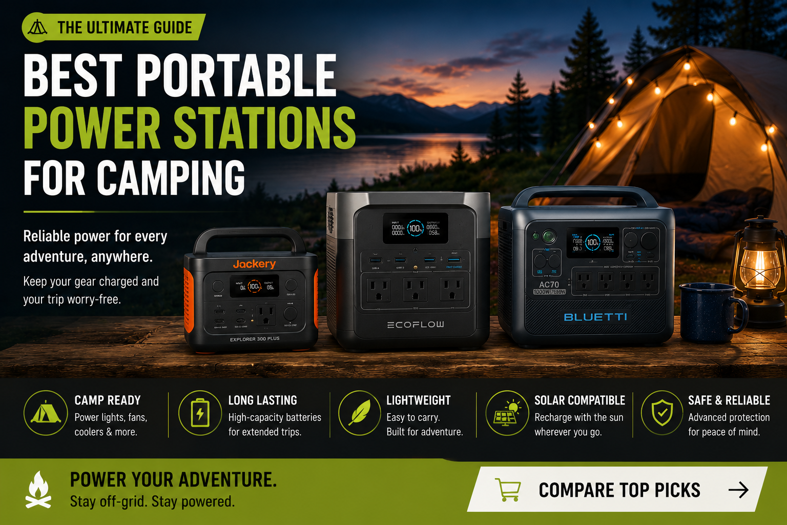 Best Power Stations for Camping
