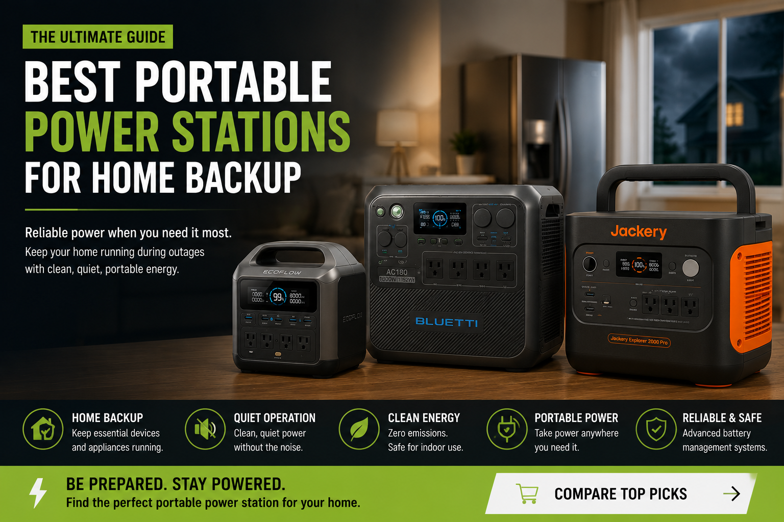 Best Power Stations for Home Backup