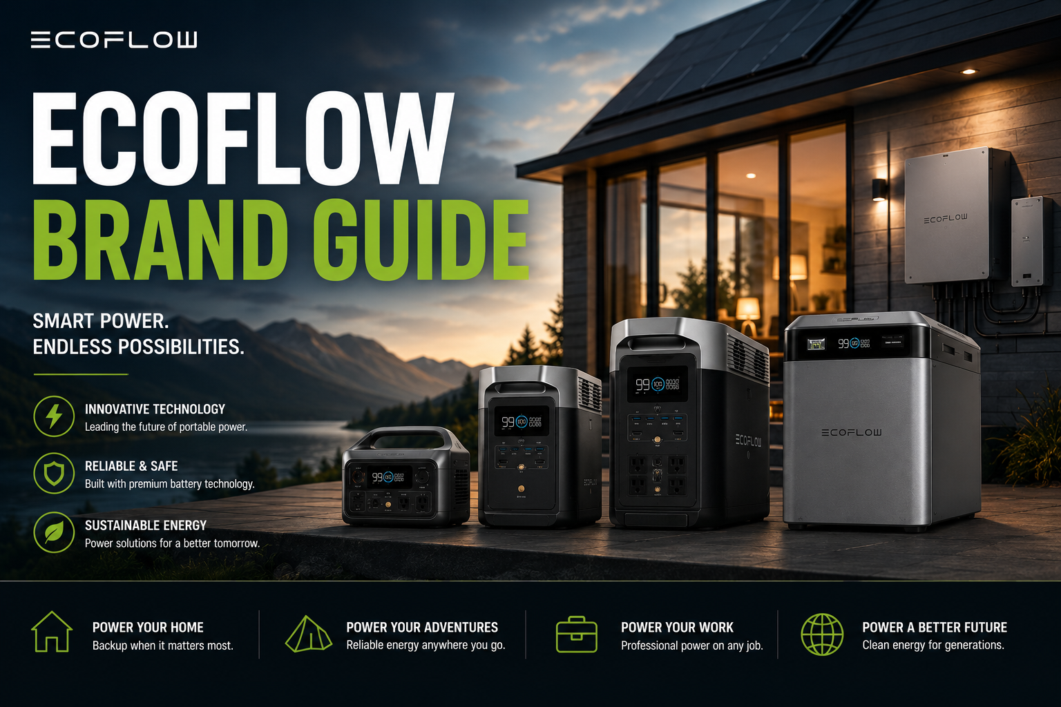 EcoFlow portable power stations and solar generators